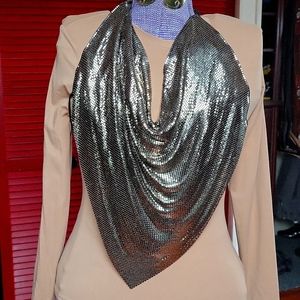 VIntage, Velucci Metal Mesh Back - Silver